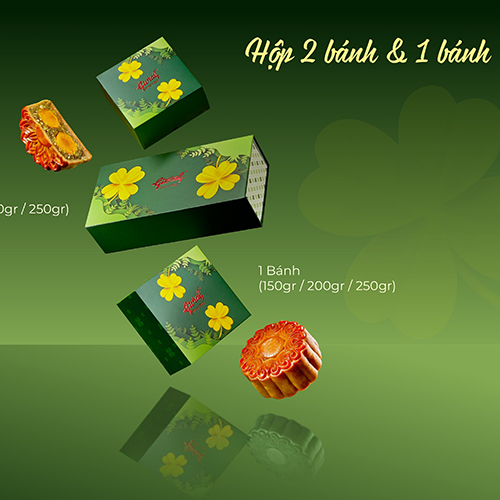 Hộp 1 bánh - Bánh trung thu GIVRAL GIVRAL 2025 - chiết khấu cao TP HCM